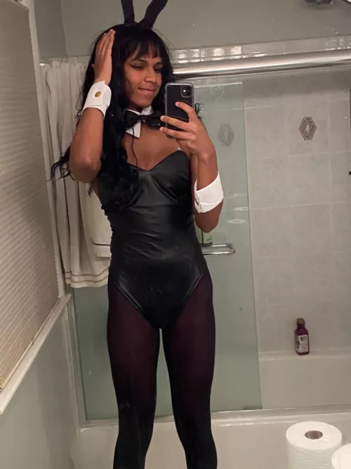 I can’t get enough of this bunny suit