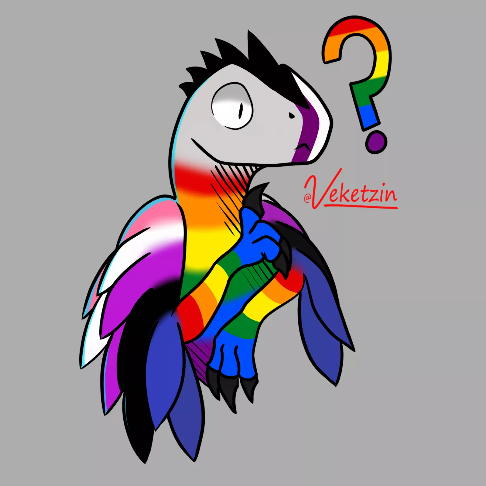 I colored them gay.