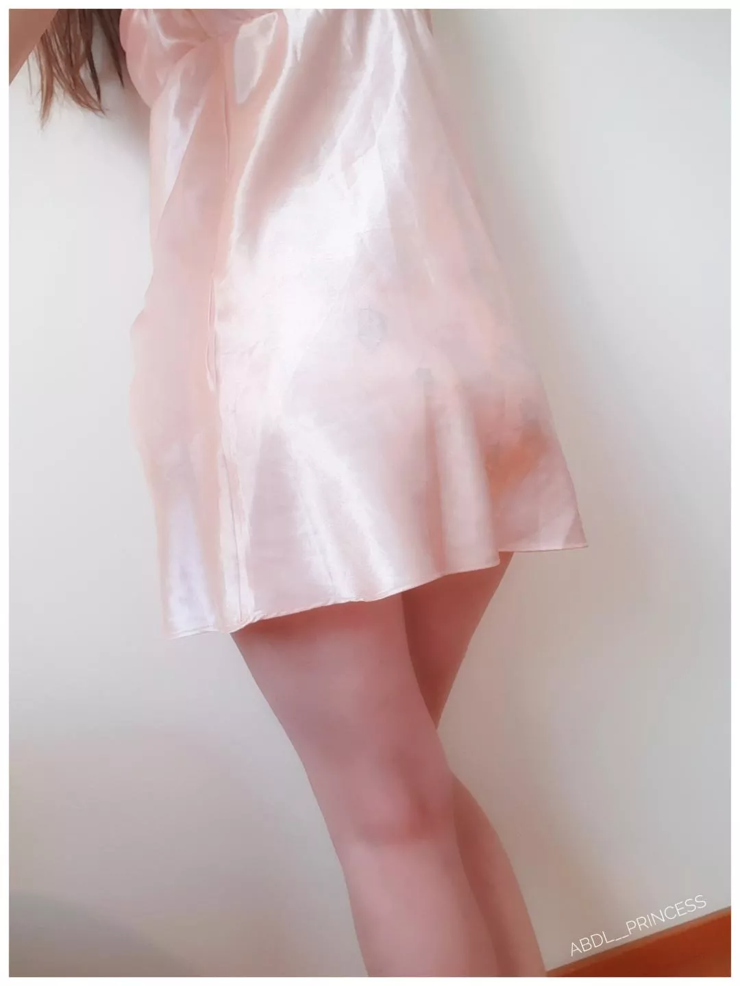 I don't think anybody at the sleepover will be able to tell I'm secretly wearing my night diaper under my night gown! 🙊 I don't think anybody at the sleepover will be able to tell I'm secretly wearing my night diaper under my night gown! 🙊