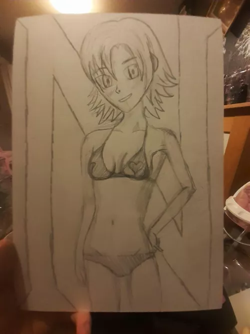 I drew Nora in a Bikini thoughts? OC (Prof Cyan)
