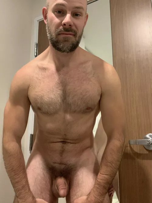 I get a lot of comments about the salt and pepper chest hair, what do you think? [37]