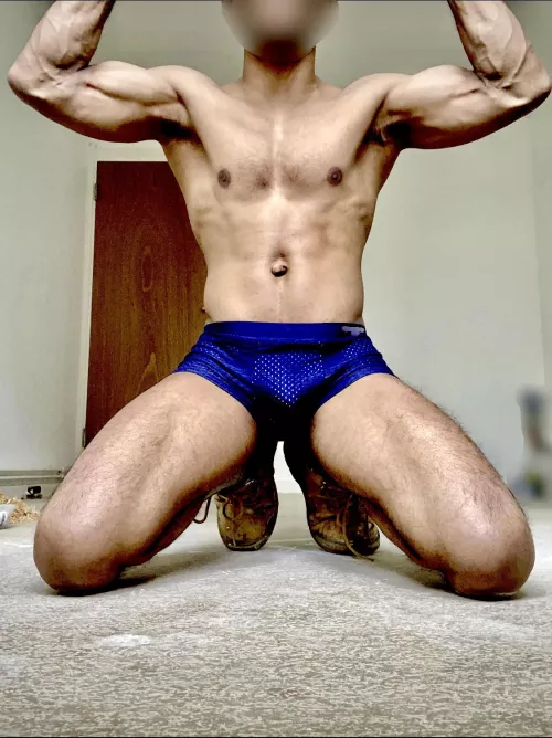 I go to the gym to grow my muscles. I come to you to grow my bulge