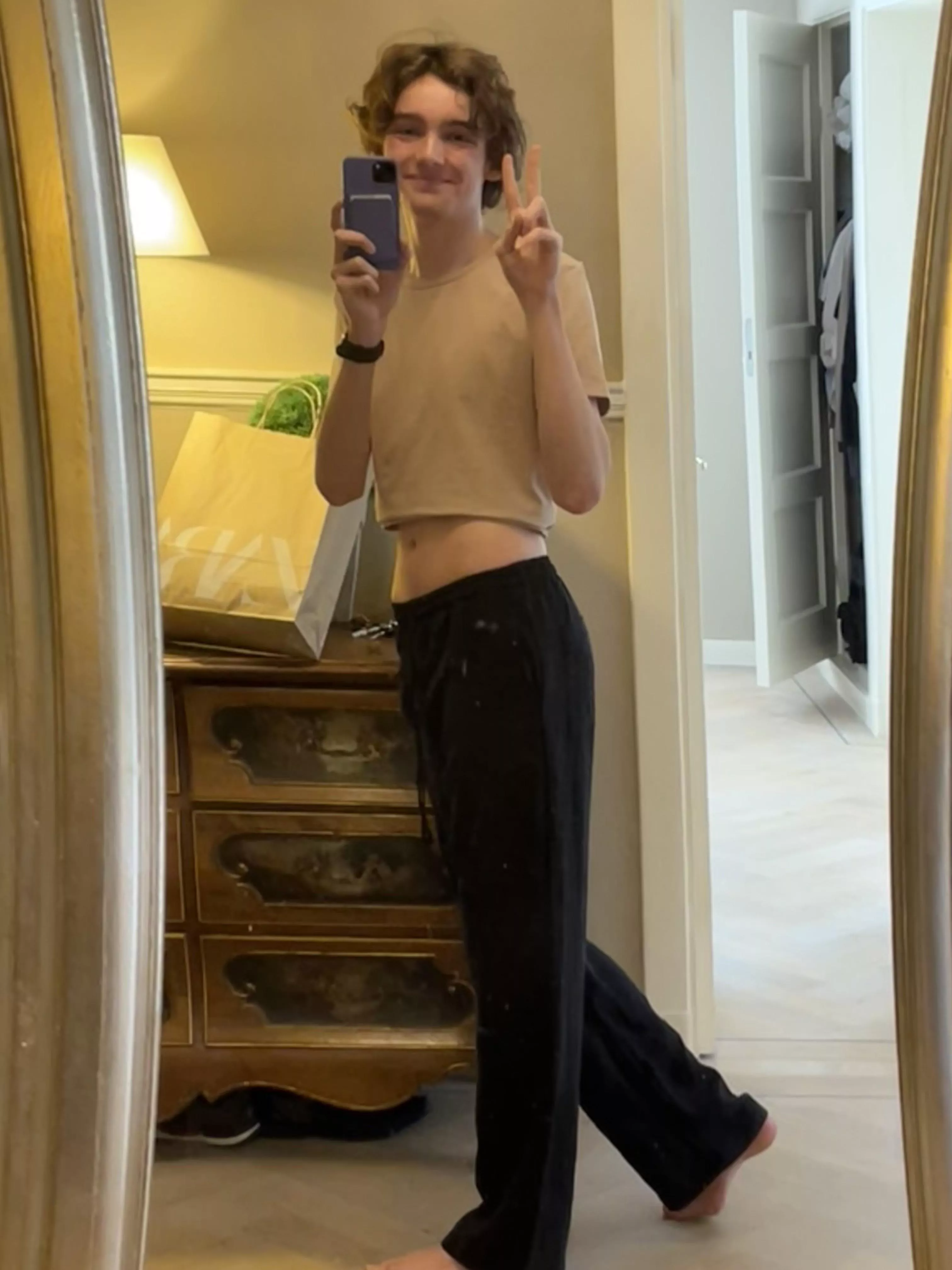 I got a crop top!
