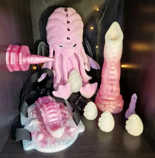 I got this custom Ovipositor and Tentacle grinder last month from Uncover Creations, highly recommend after using a couple times