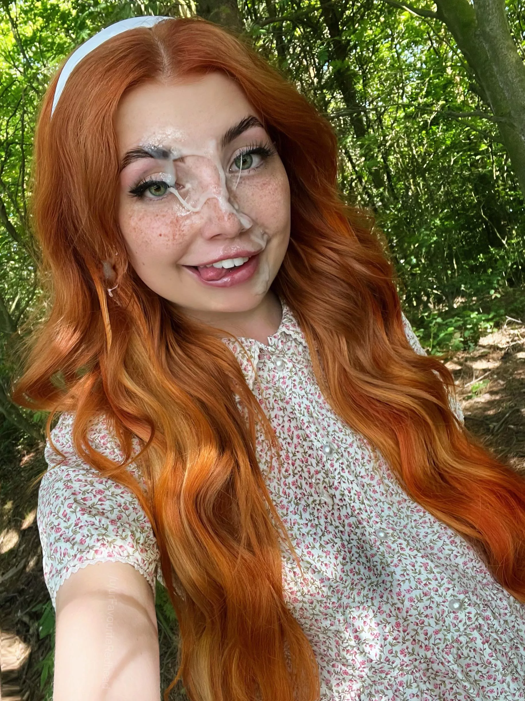 I got throat fucked in the forest, should I walk home like this? 😇