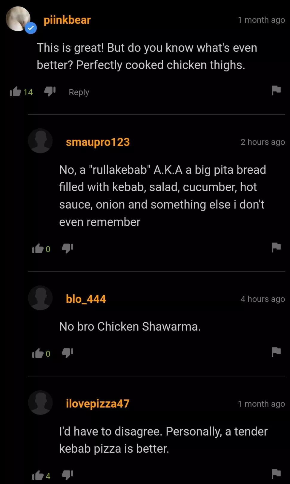 I got to agree
