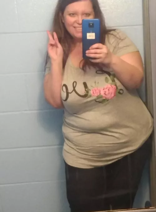 I had to stand on a chair to get this pic bc I'm only 4'10