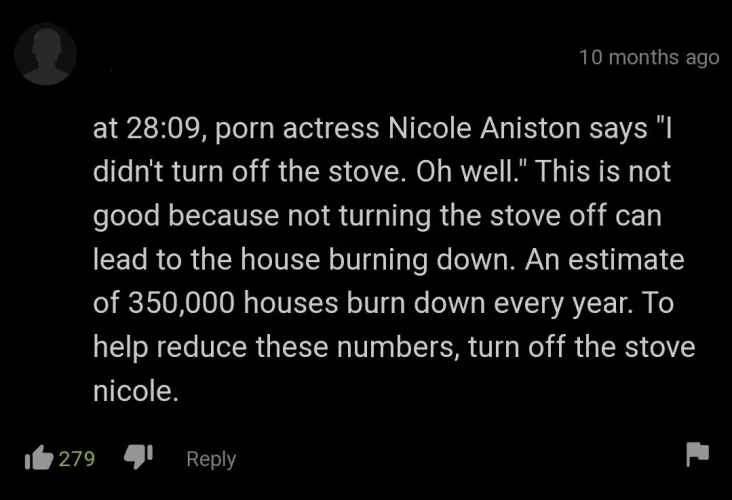 i hope she remembers next time..