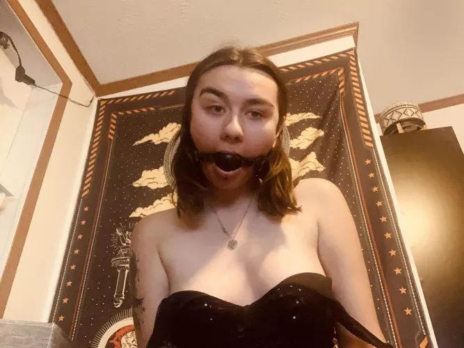 I love being gagged😋