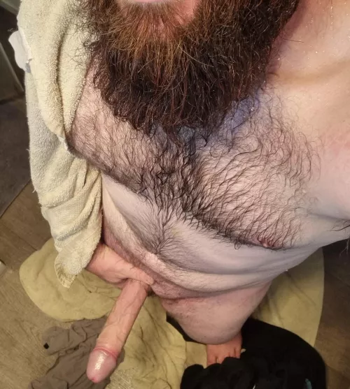 I love feeling fingers rub through my chest hair