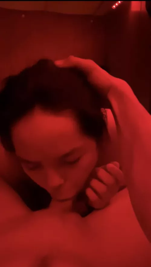 I love when he makes me gag on his cock 😻