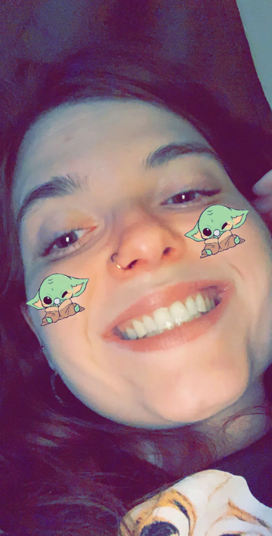 I need friends, who get excited over a baby yoda filter 😁