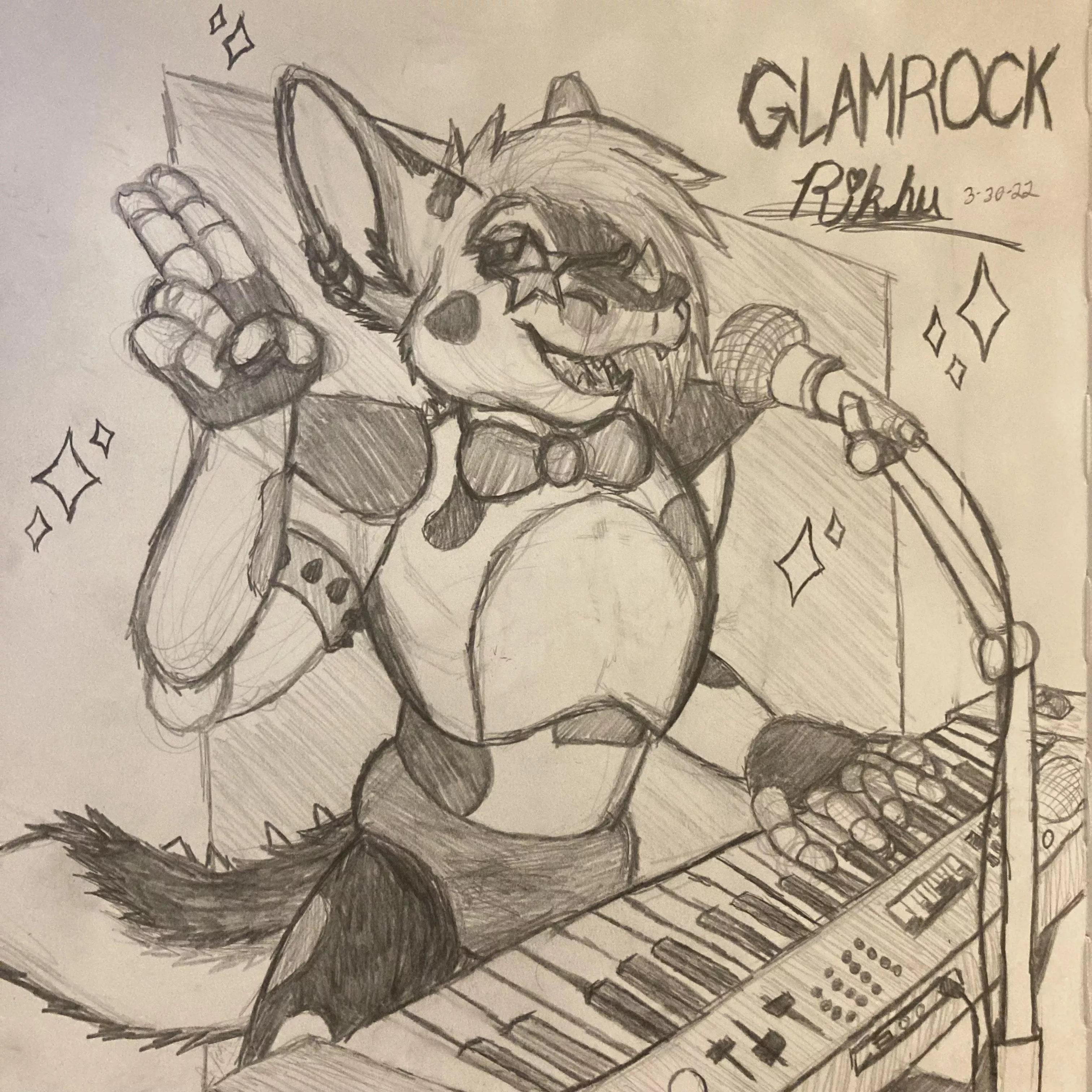 I really liked the idea of Glamrock Rikhu, so I drew it, and oh my god, I love it, haha! I hope you like it as much as I do. Anyway, take care, guys. Love you! I really liked the idea of Glamrock Rikhu, so I drew it, and oh my god, I love it, haha! I hope you like it as much as I do. Anyway, take care, guys. Love you!