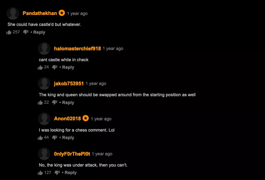 I seriously would not have expected to see chess on a porn site. But hey, PH commentators are on another level I seriously would not have expected to see chess on a porn site. But hey, PH commentators are on another level