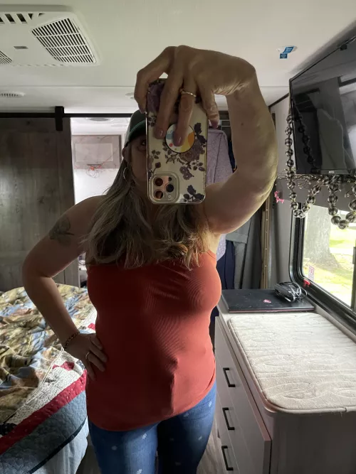 I think my wife’s boobs look great along with her ring. What do you think?