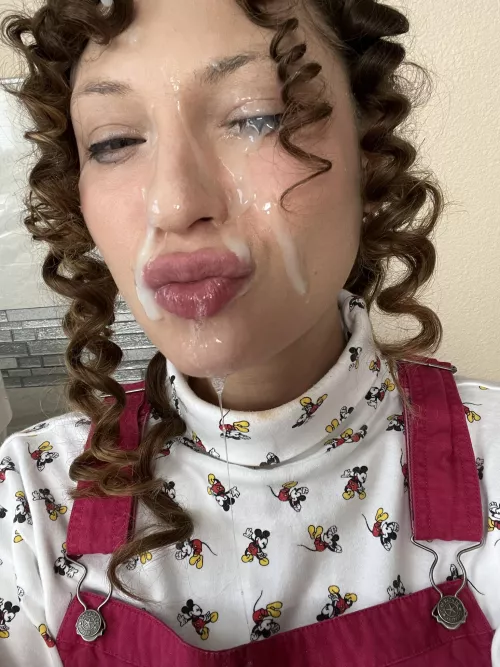 I took a cum selfie after getting face fucked 💋💦