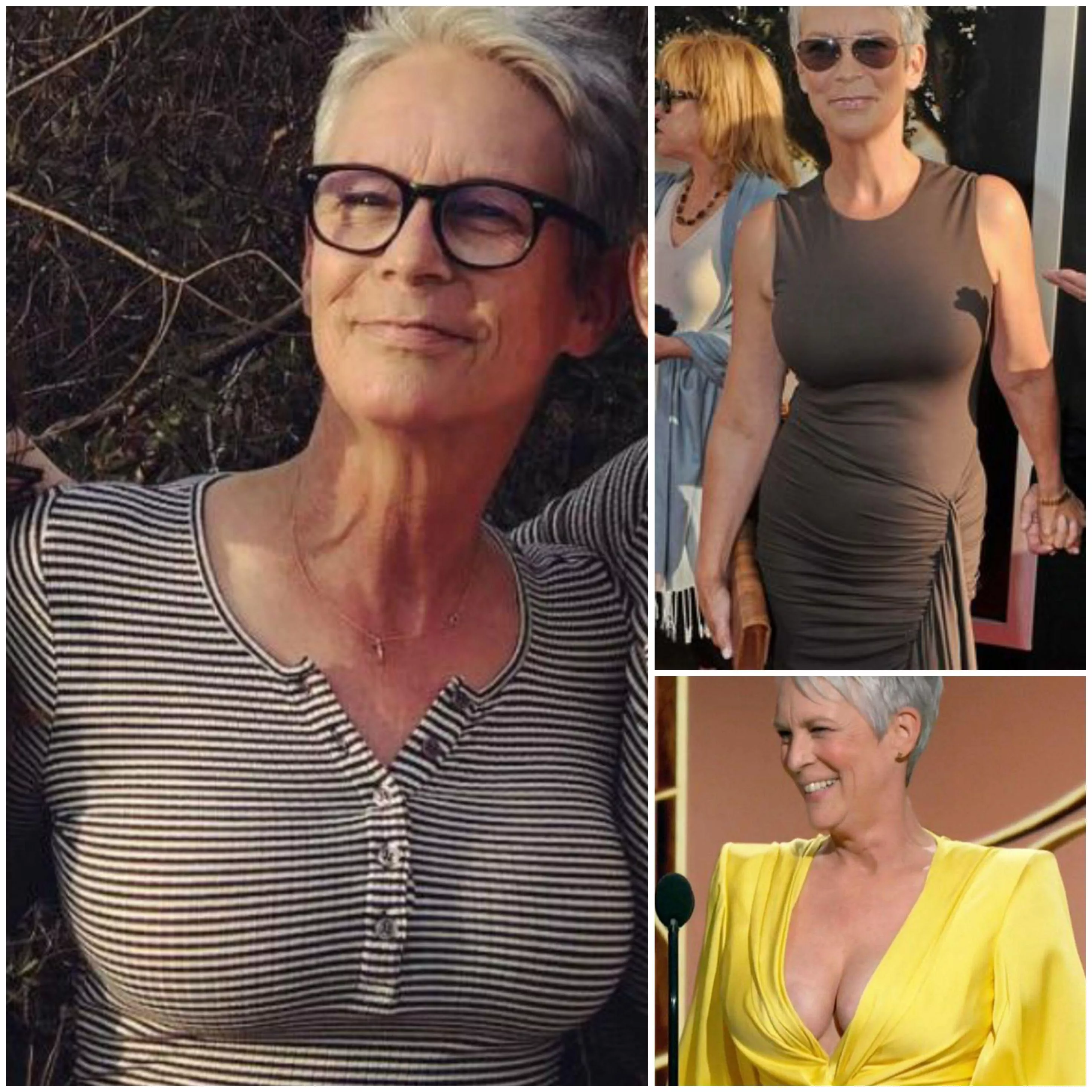 I want to cum all over Jamie Lee Curtis big gilf titties