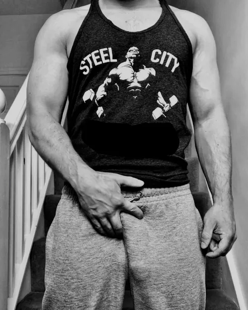 I was wondering why people were staring in the gym…