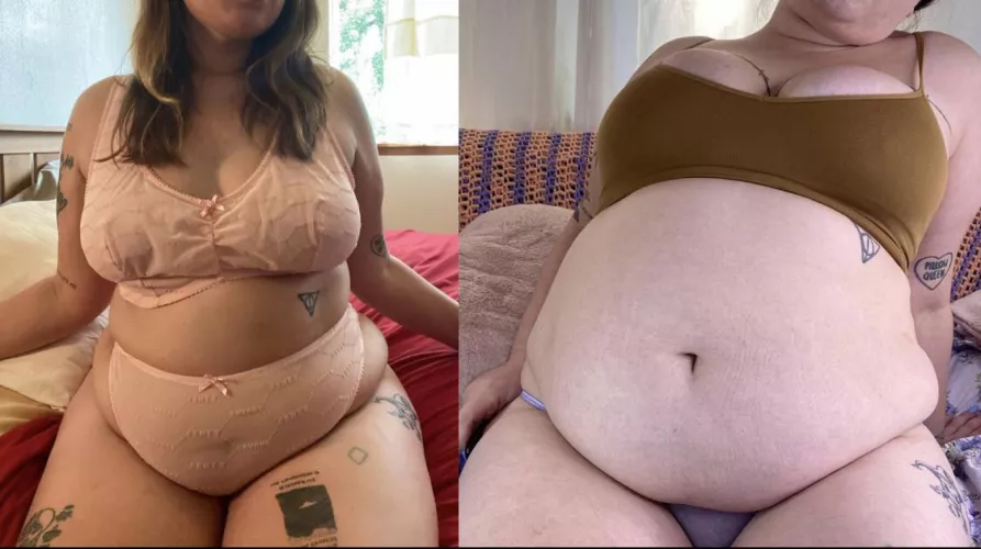 I went from chubby to fat af 😍