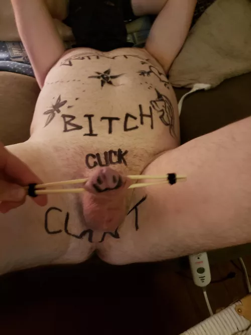 I wonder if anyone wants me to do this to him. It sure is lonely being a good domme...