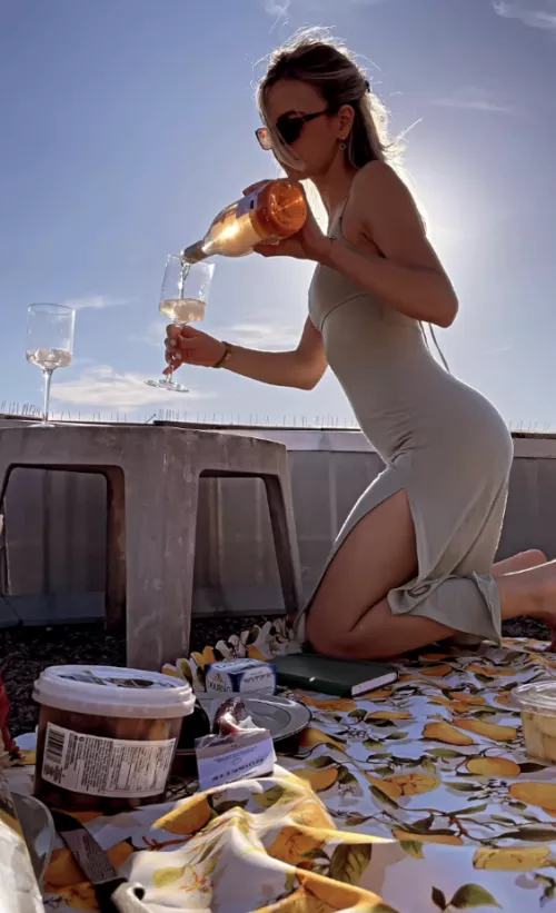 I'd keep asking her to pour drinks (Ludivine Reding, Canadian actress)