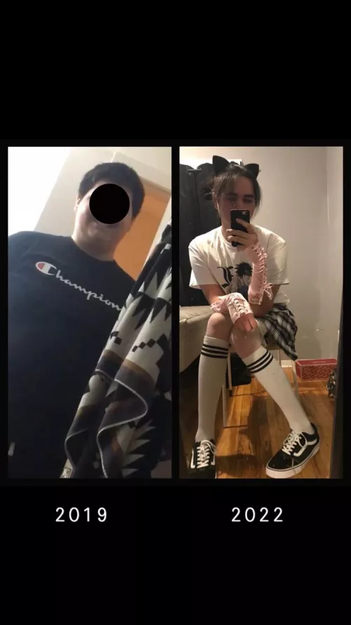 Idk if it belongs here, but happy I’m finally comfortable enough w/myself to wear fem clothes