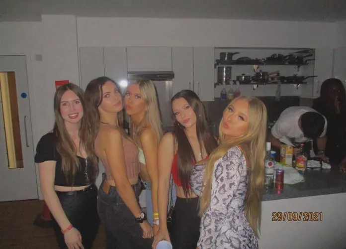 If you look closely you’ll see one is VERY different to her friends