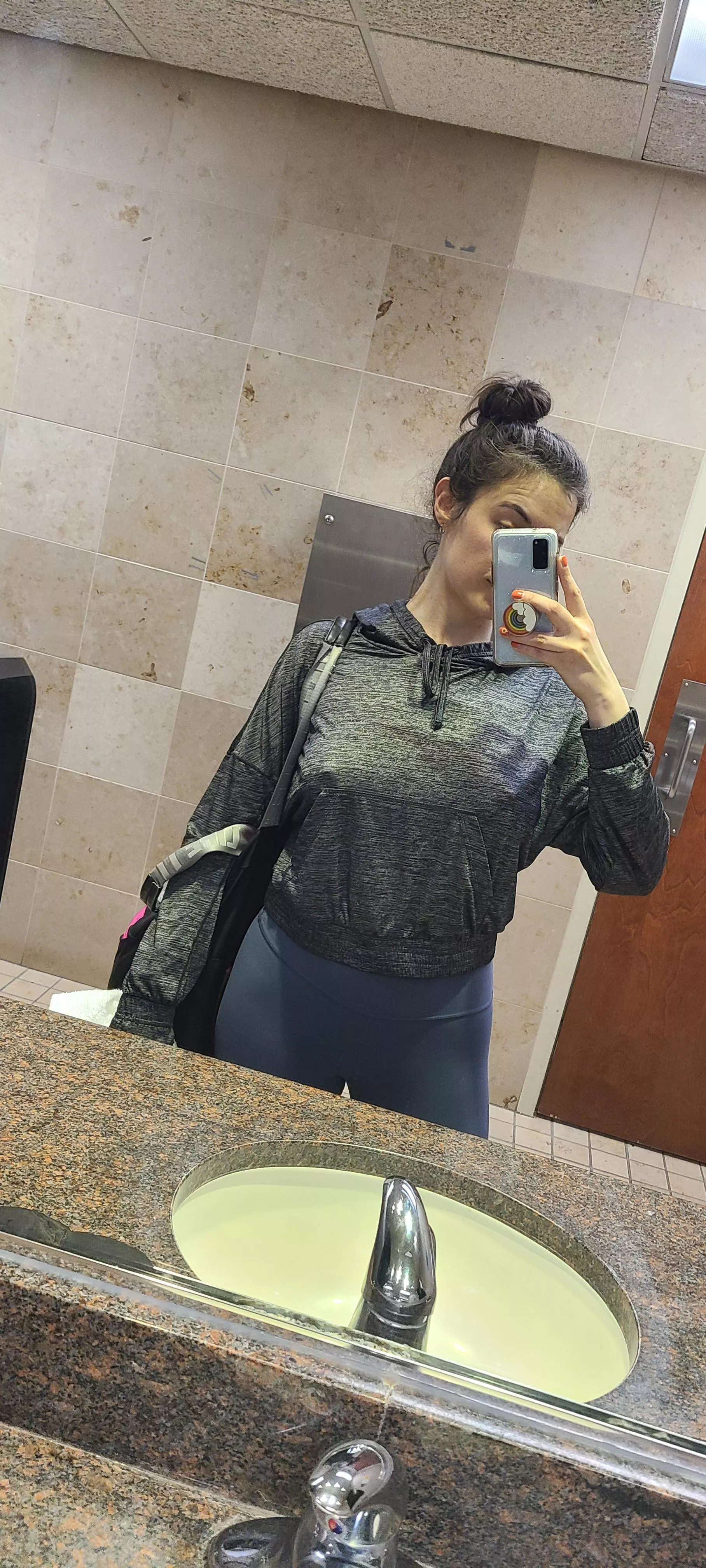 if you saw me leaving the gym like this, you're welcome