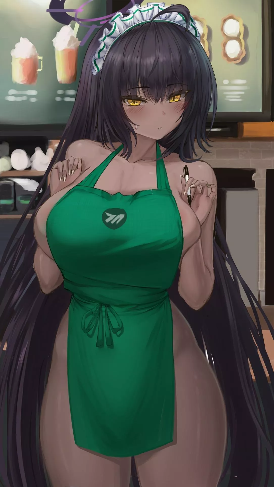 I’ll have a dark coffee, I’ll add the cream