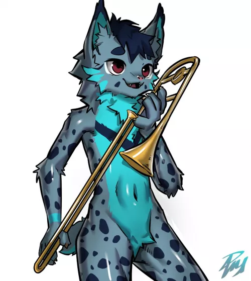 🎵I'm a Musical Lynx!🎶 (art by @Yell0whale on Twitter)