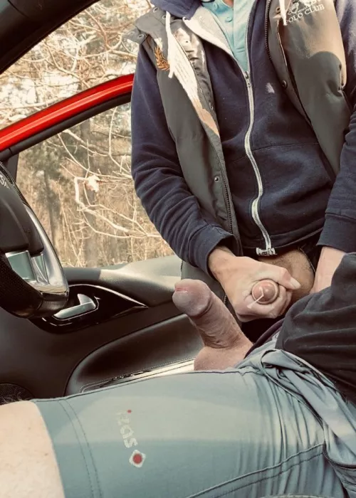 I’m glad I came here! Would you cum to my car if you saw me like that?