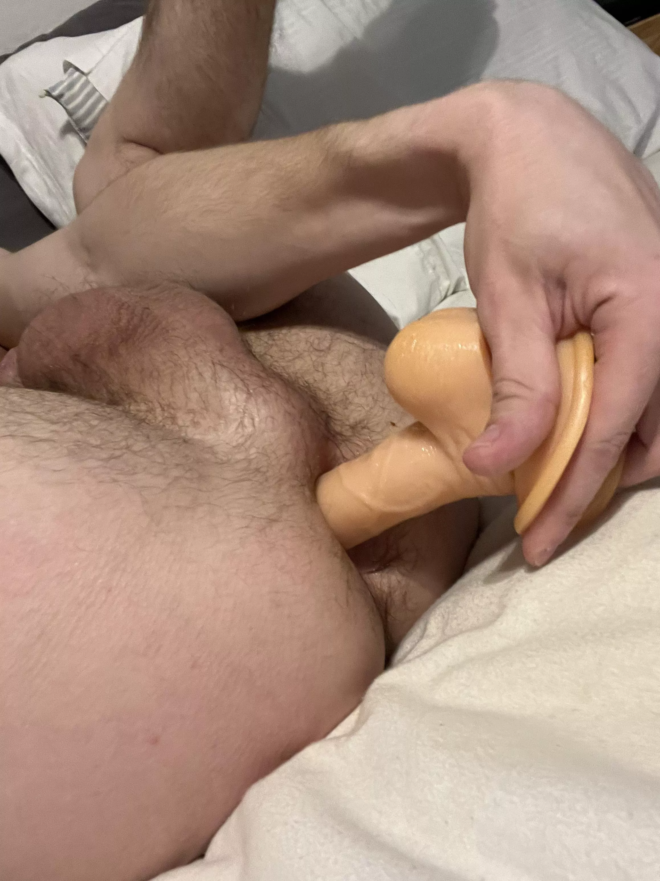 I’m imagining this is really a muscle bro with a big cock