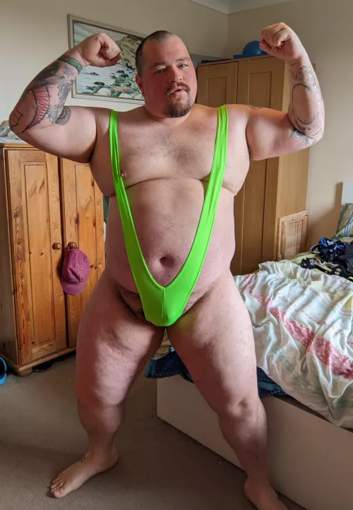 I'm into the mankini now, even though it started as a joke.