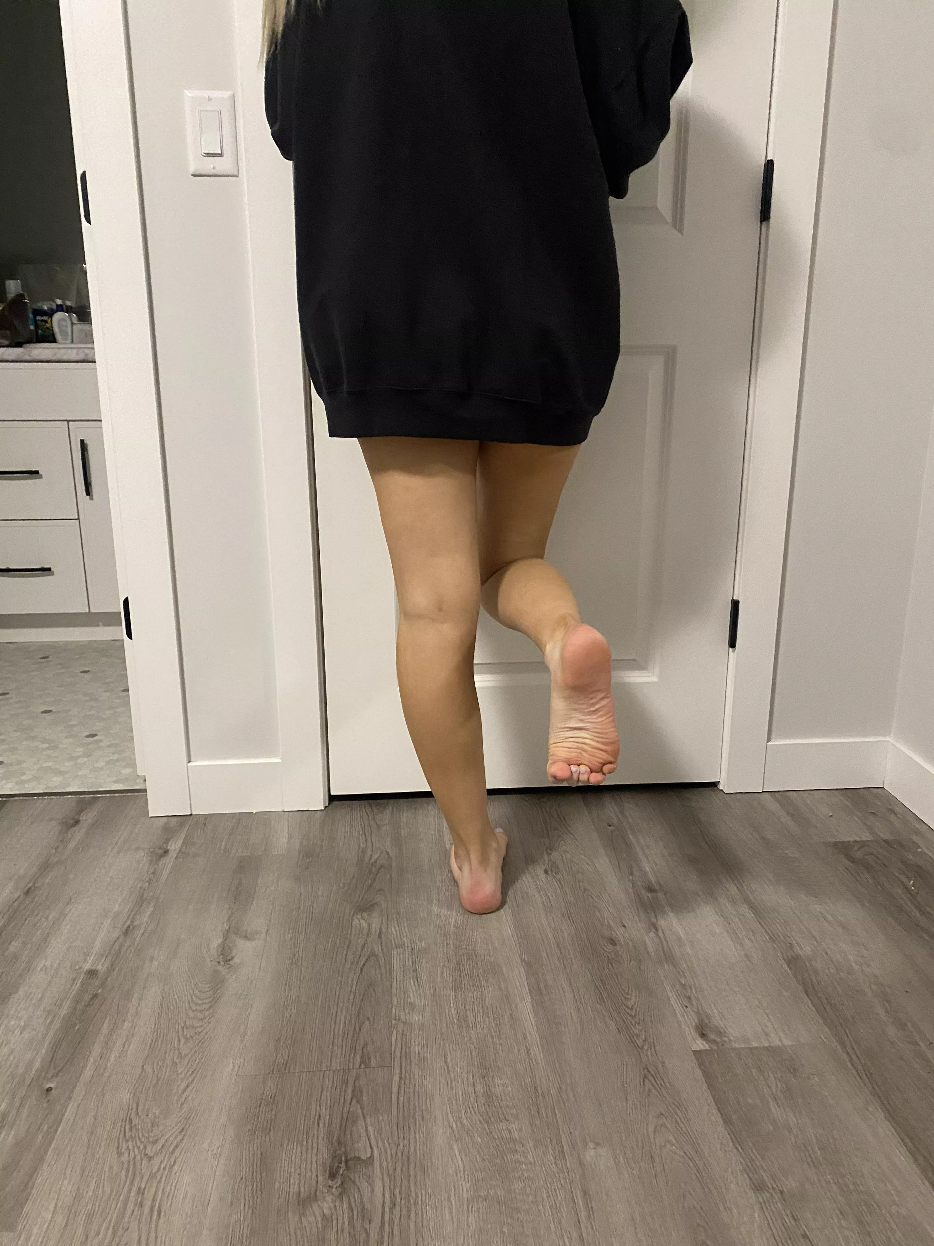 I’m naked under my sweater 😉