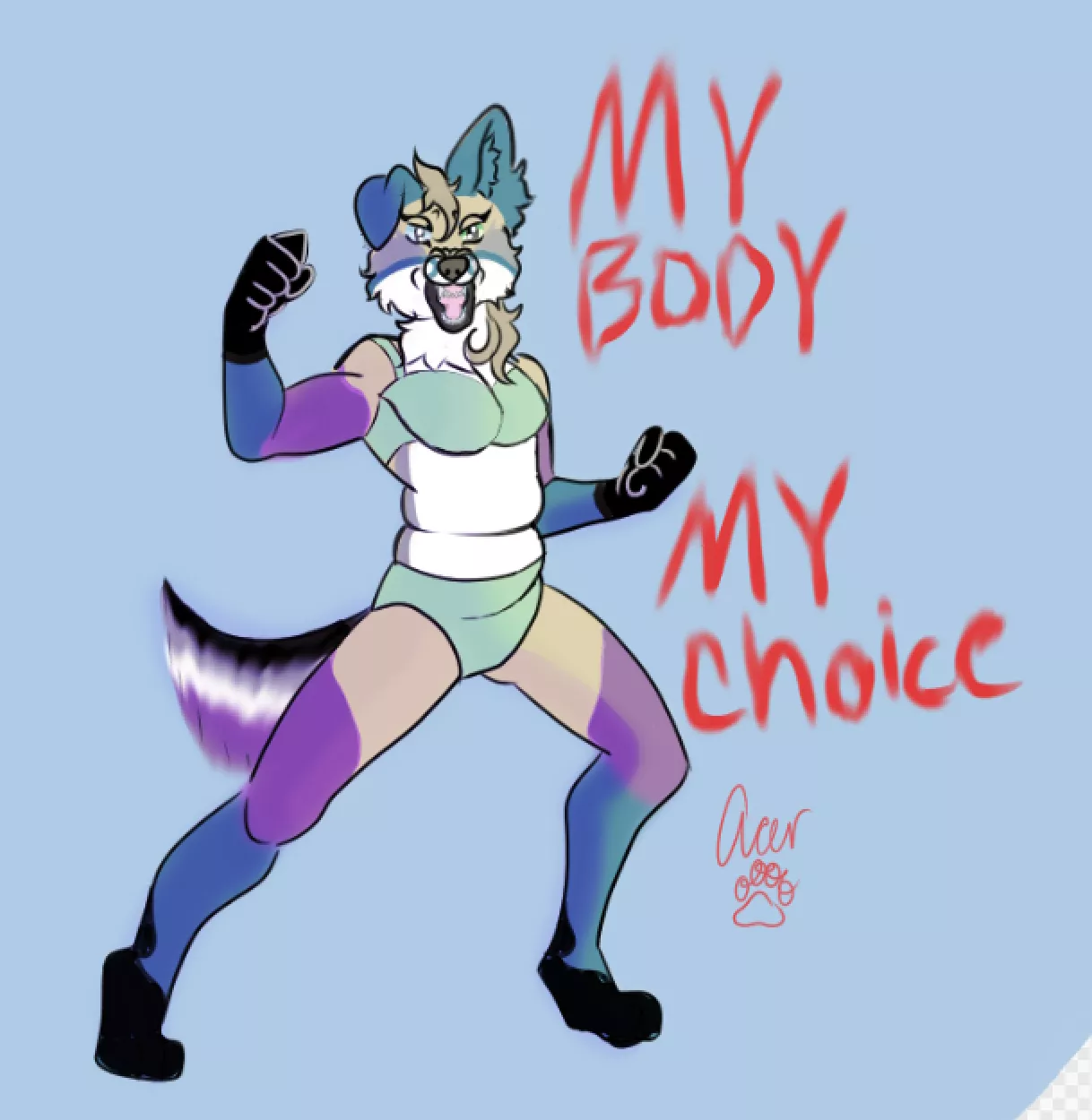 I'm ready to fight.