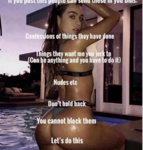 I’m so horny send me anything to cum to