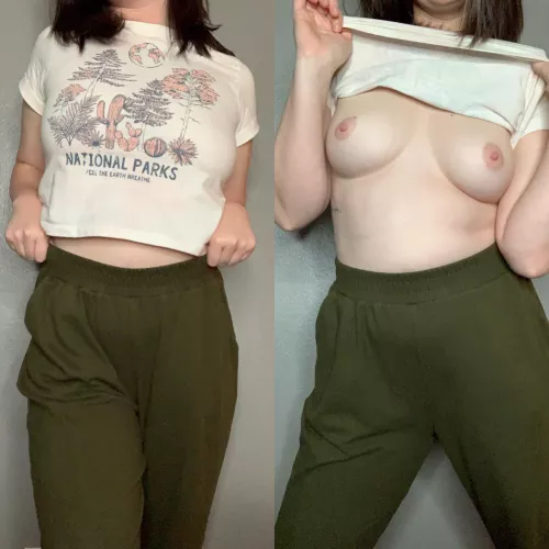 I’m softer with my clothes off 😋