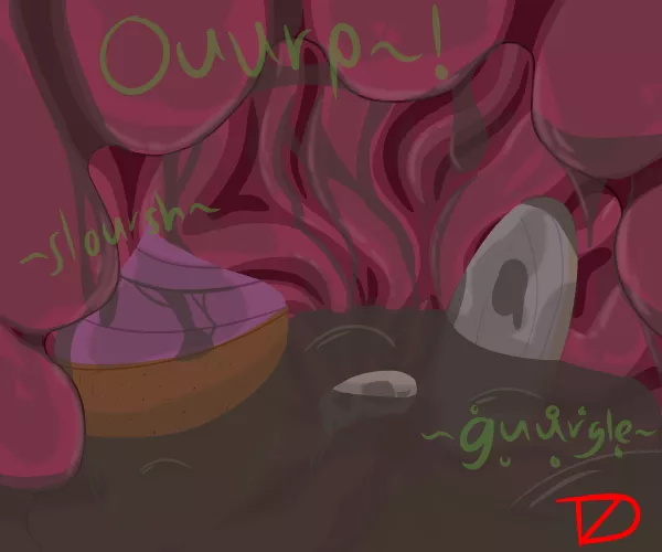 {Image} (POV) (Oral) (F/?) (OC) Alledine's Stomach by The Z Dude