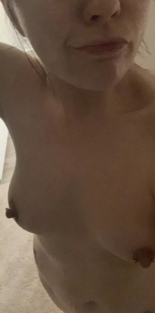 [image] sleepy titties this rainy day. Who wants to roll around With me? 😏