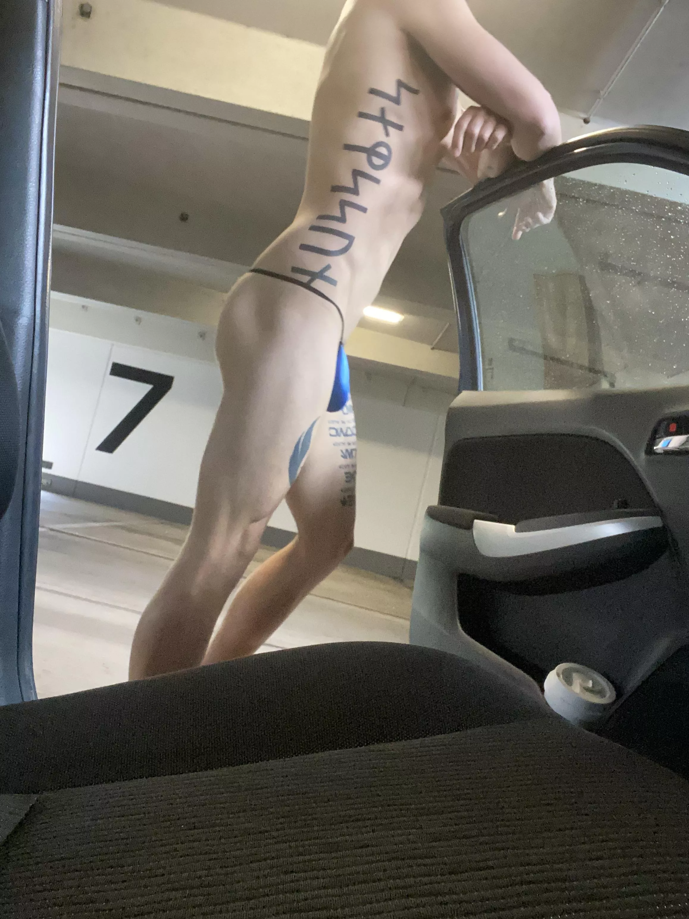In a car park