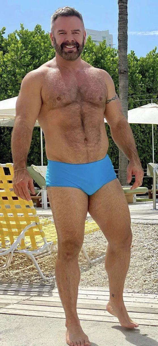 in blue