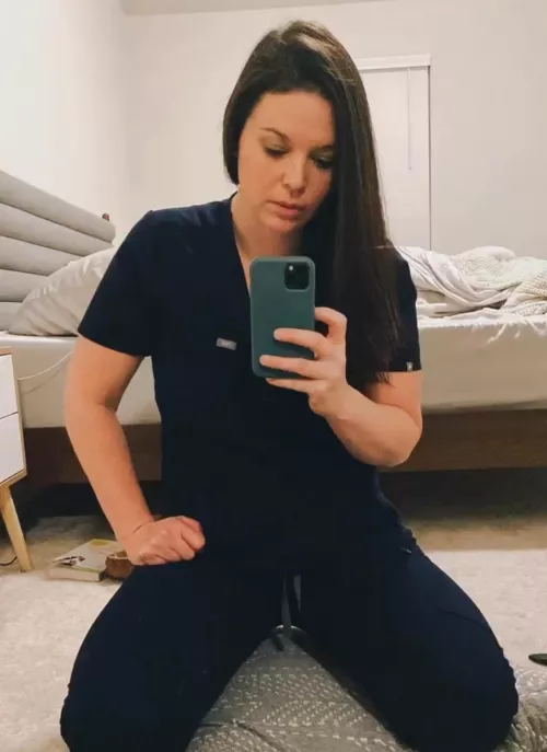 In case of emergency, remove scrubs and deliver 10 good spankings. See comments 😉