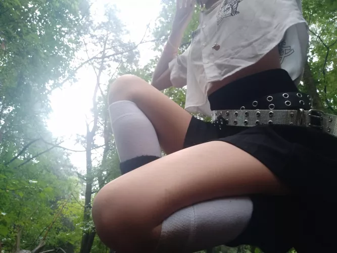 in de woods U ´꓃ ` U