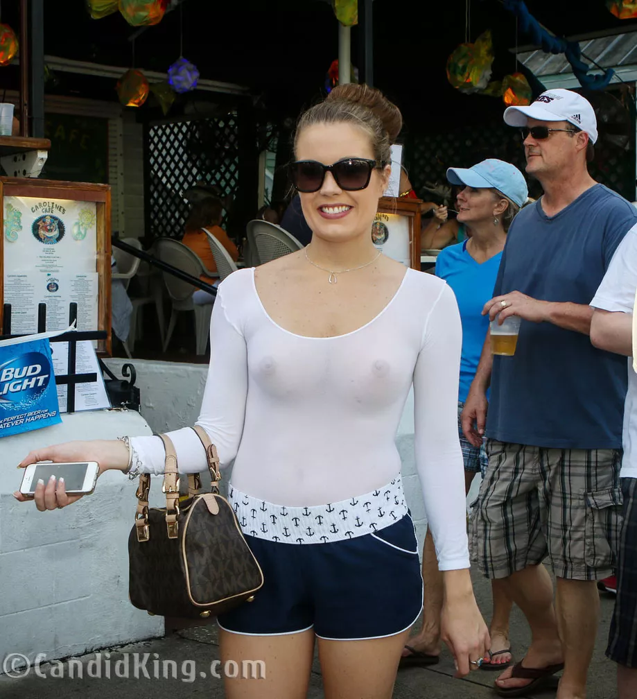 In public