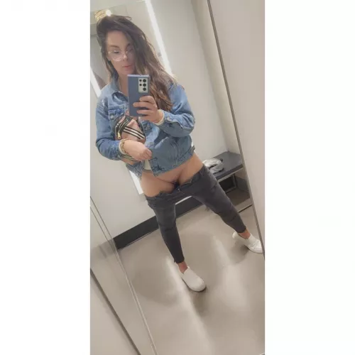 in the fitting room???