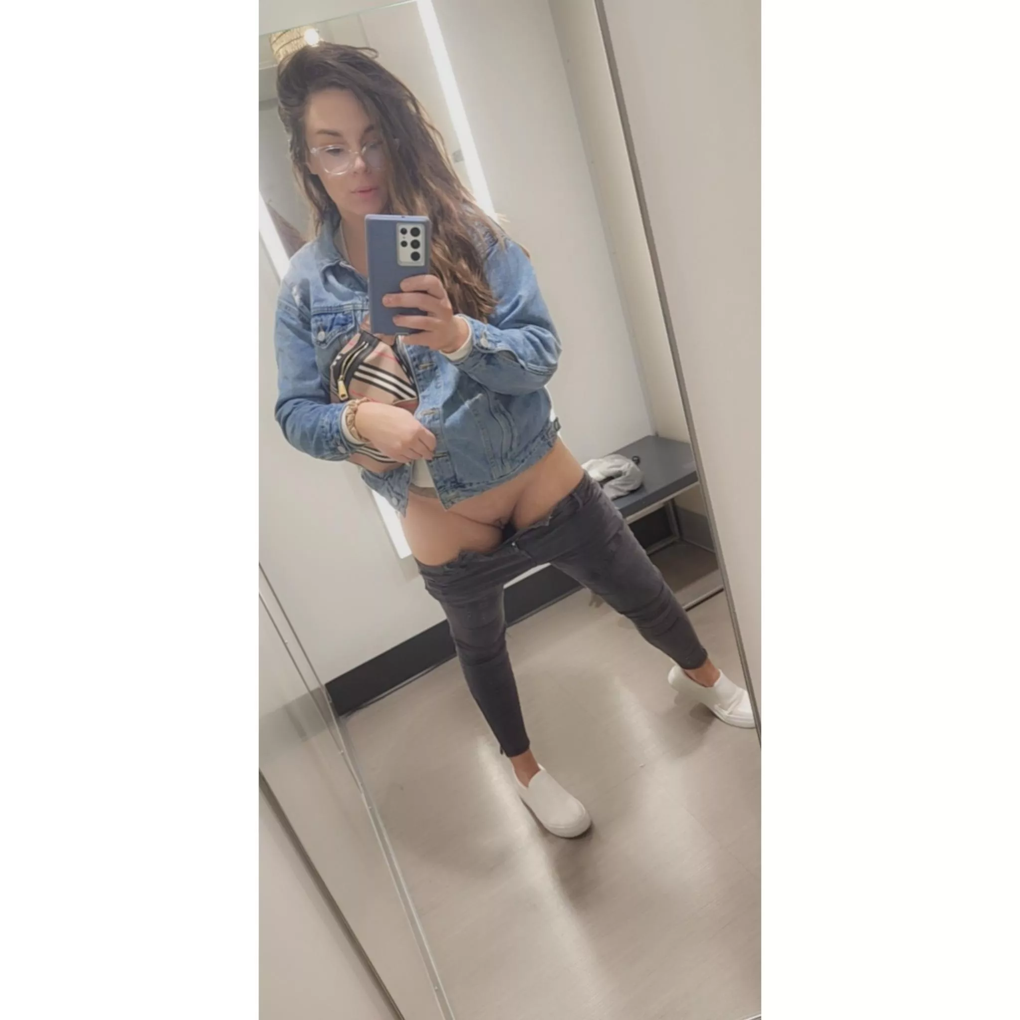 in the fitting room???