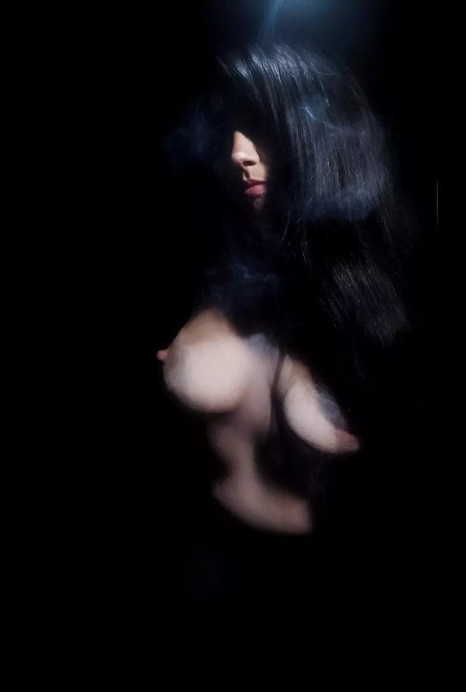 In the shadows.
