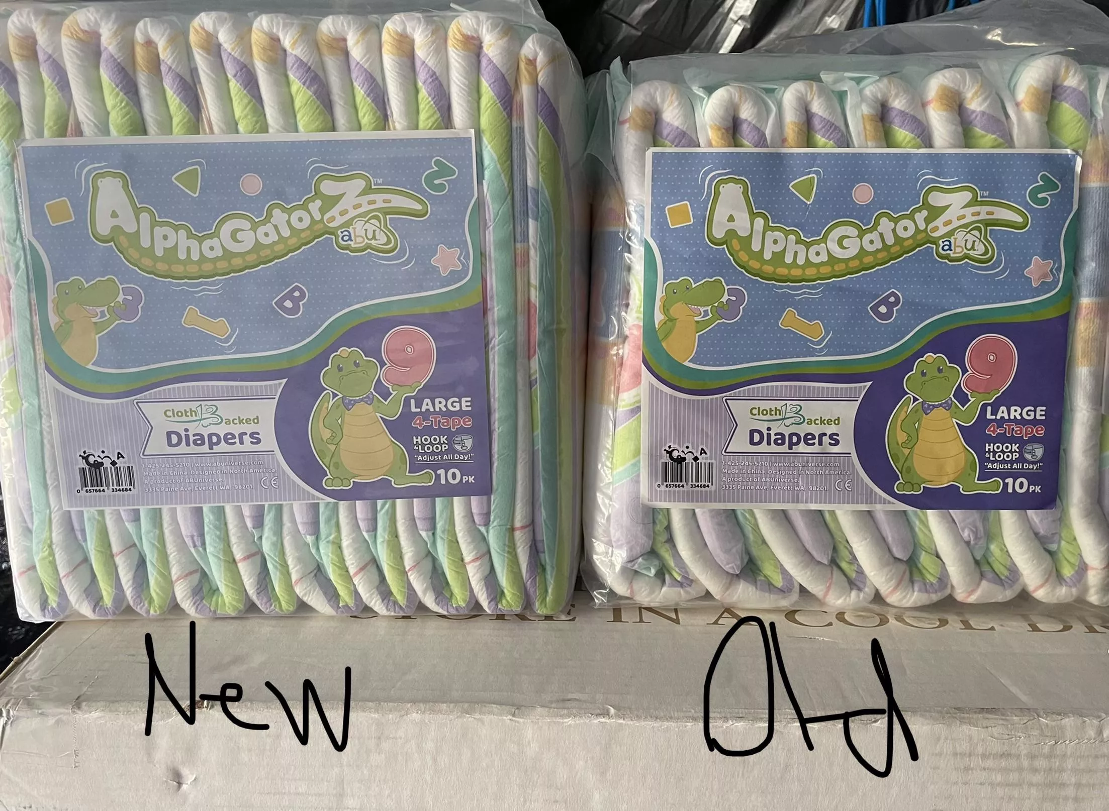 Ironically, the new AlphaGatorz, which ABU says has more vibrant colors, the colors on the package are less vibrant than my other back of AlphaGatorz Ironically, the new AlphaGatorz, which ABU says has more vibrant colors, the colors on the package are less vibrant than my other back of AlphaGatorz