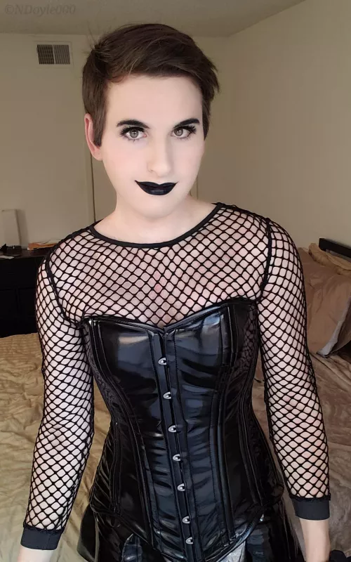 Is a small titty goth femboy your type? ;p