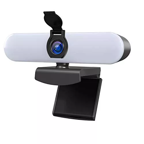 Is there a webcam with built-in light that automatically turns on / off with the camera? The little red light comes on when streaming, so why can I only find manual on / off ring lights?